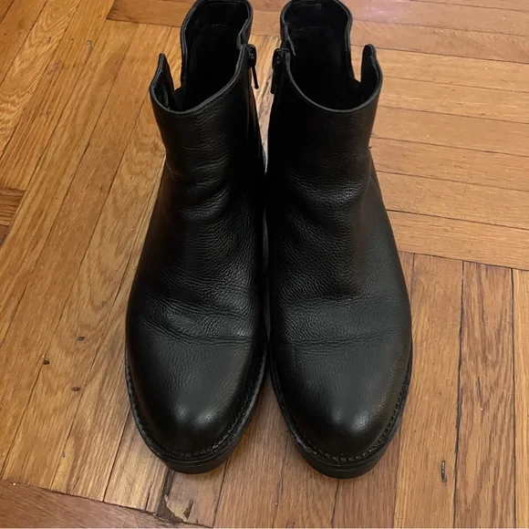 Nordstrom Black Leather Chelsea Boots - Picture 2 of 9